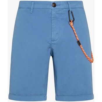 Abbigliamento Uomo Pantaloni Sun68 BERMUDA CHINO FOLD Blu