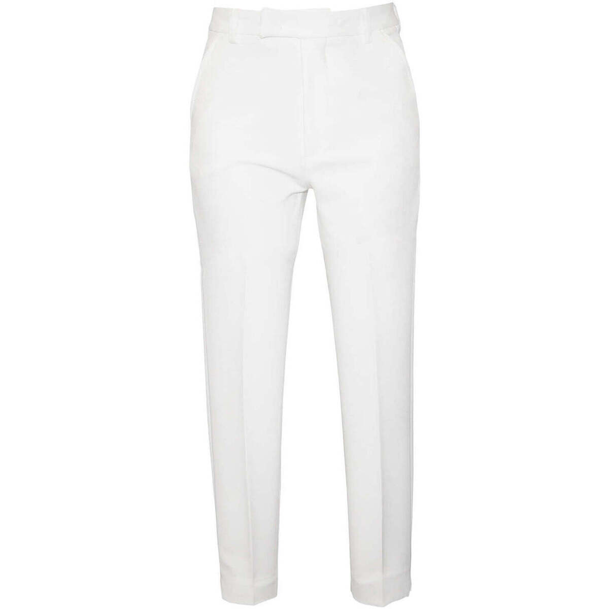 Abbigliamento Donna Pantaloni Entre Amis  Bianco