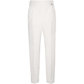 Abbigliamento Donna Pantaloni Entre Amis  Bianco