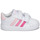 Scarpe Bambina Sneakers basse Adidas Sportswear GRAND COURT 2.0 CF I Bianco / Rosa