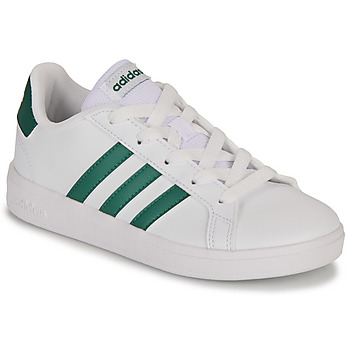 Scarpe Unisex bambino Sneakers basse Adidas Sportswear GRAND COURT 2.0 K Bianco / Verde