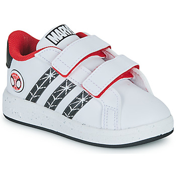 Scarpe Bambino Sneakers basse Adidas Sportswear GRAND COURT Spider-man CF I Bianco / Rosso