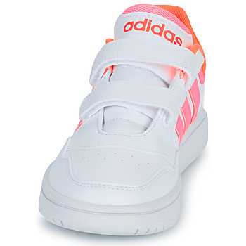 Adidas Sportswear HOOPS 3.0 CF C Bianco / Rosa