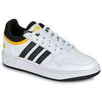 Scarpe Bambino Sneakers basse Adidas Sportswear HOOPS 3.0 K Bianco / Nero