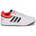 Scarpe Unisex bambino Sneakers basse Adidas Sportswear HOOPS 3.0 K Bianco / Nero / Rosso
