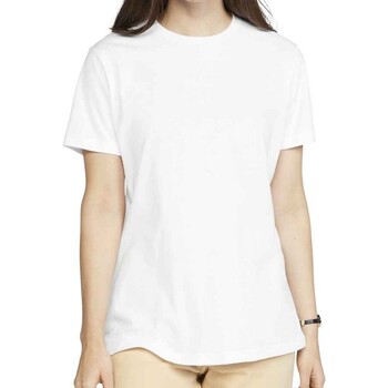Abbigliamento Donna T-shirts a maniche lunghe Gildan GD93 Bianco