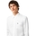 Abbigliamento Uomo Camicie maniche lunghe Lacoste Linen Casual Shirt - Blanc Bianco