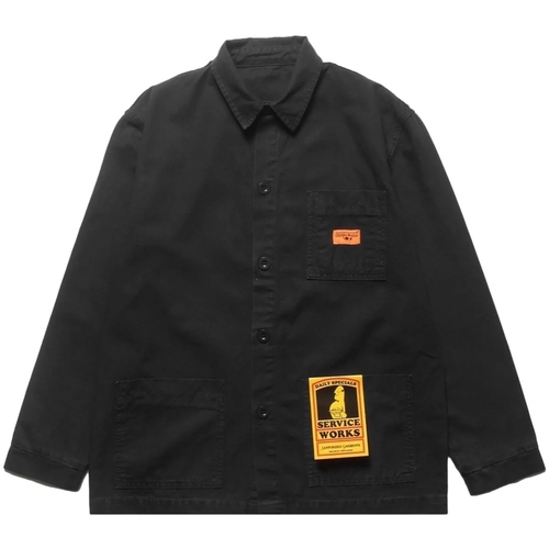Abbigliamento Uomo Cappotti Service Works Classic Coverall Jacket - Black Nero
