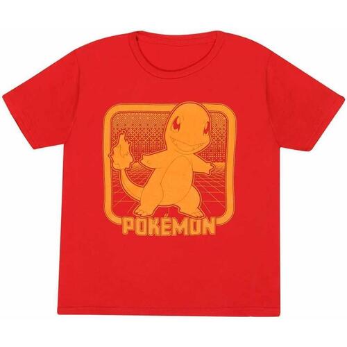 Abbigliamento Unisex bambino T-shirt maniche corte Pokemon HE1512 Rosso