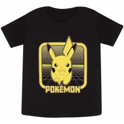 Abbigliamento Unisex bambino T-shirt maniche corte Pokemon HE1520 Nero