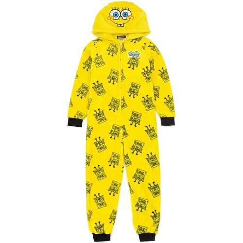 Abbigliamento Unisex bambino Pigiami / camicie da notte Spongebob Squarepants NS7128 Multicolore