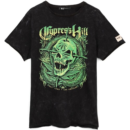 Abbigliamento T-shirts a maniche lunghe Cypress Hill NS7138 Nero