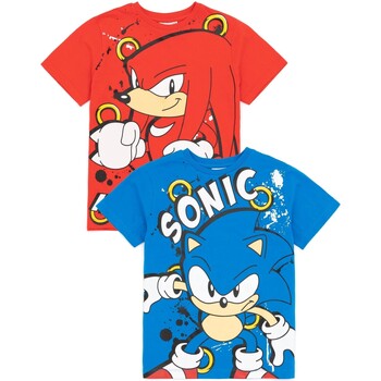 Abbigliamento Unisex bambino T-shirt maniche corte Sonic The Hedgehog  Rosso