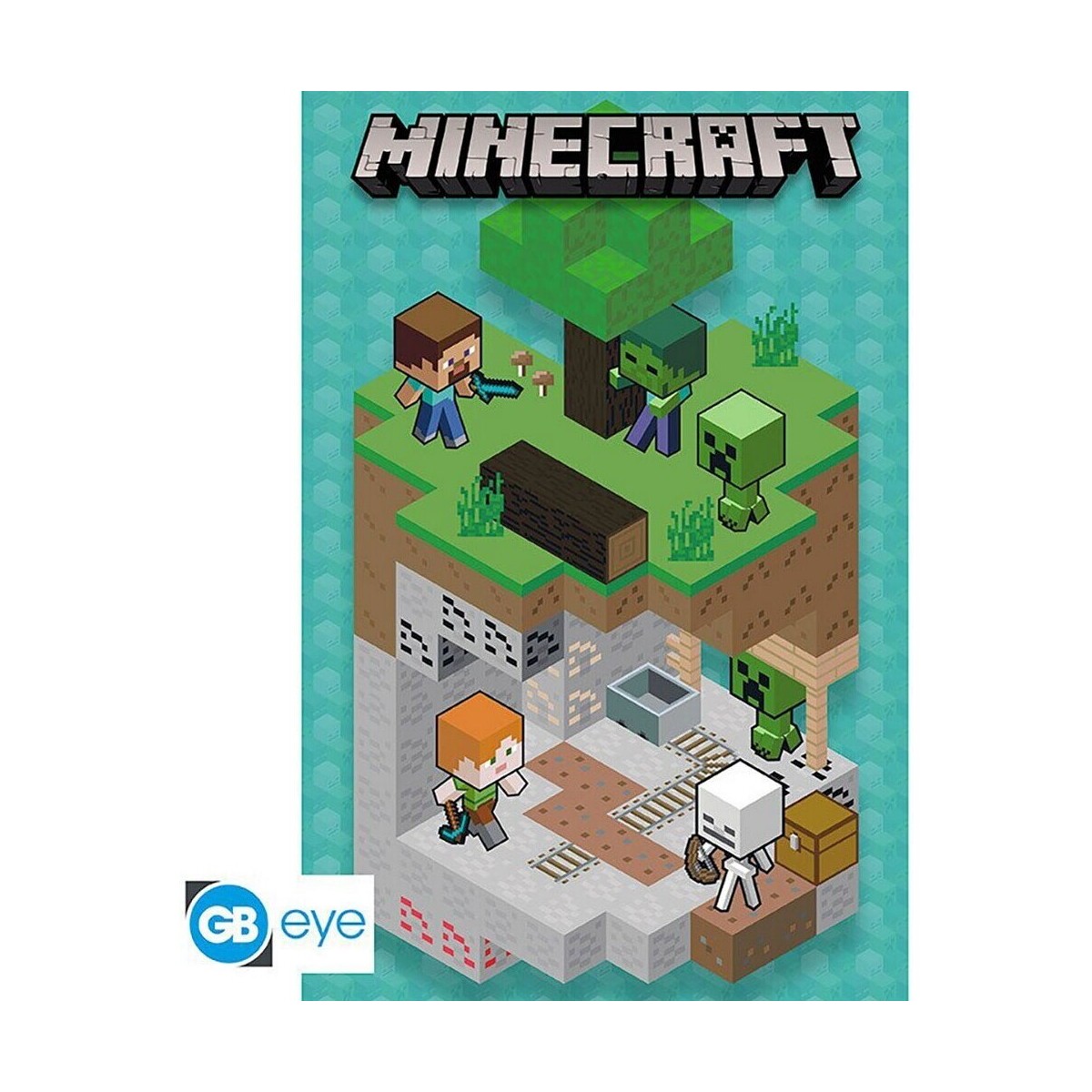 Casa Poster Minecraft TA10616 Multicolore