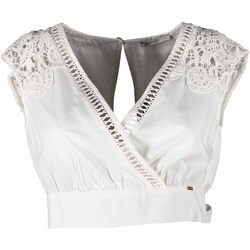 Abbigliamento Donna Top / T-shirt senza maniche Gaudi Top Gaudi' S-Maniche Bianco