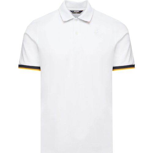 Abbigliamento Uomo T-shirt maniche corte K-Way k7121iw-001 Bianco