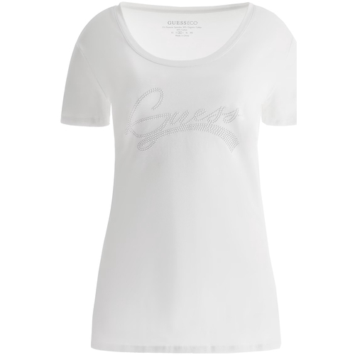 Abbigliamento Donna T-shirt maniche corte Guess w3ri14_j1314-g011 Bianco