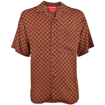 Abbigliamento Uomo Camicie maniche lunghe Sprayground sp332brn-brown Marrone