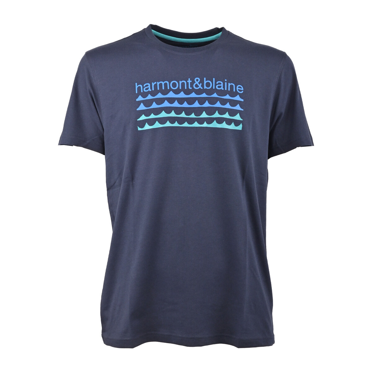 Abbigliamento Uomo T-shirt maniche corte Harmont & Blaine irj201021055-801 Blu