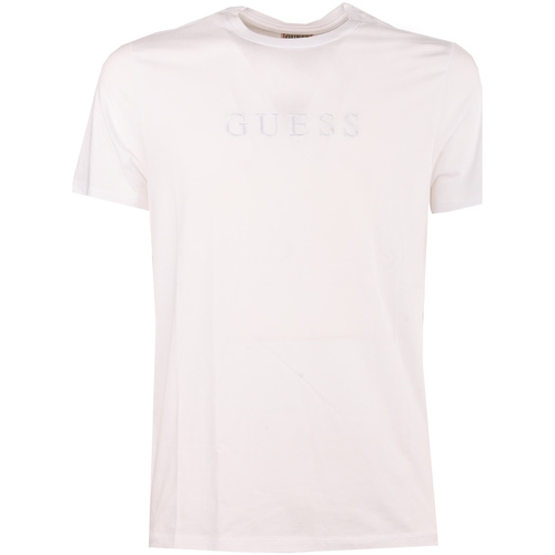 Abbigliamento Uomo T-shirt maniche corte Guess m2bp47_k7hd0-g011 Bianco