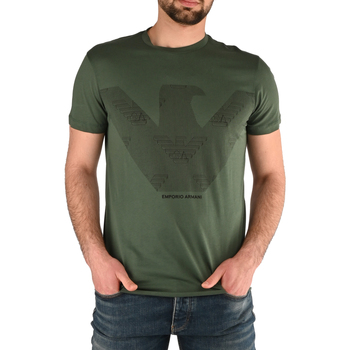 Abbigliamento Uomo T-shirt maniche corte Emporio Armani 3l1tff_1jpzz-0572 Verde