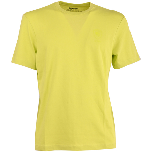 Abbigliamento Uomo T-shirt maniche corte Blauer 23sbluh02096_004547-721 Giallo