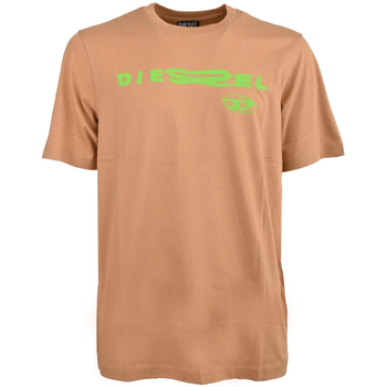 Abbigliamento Uomo T-shirt maniche corte Diesel a086730cjac-7cc Beige