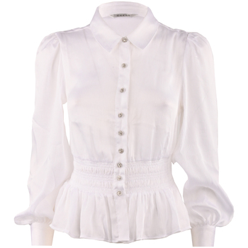 Abbigliamento Donna Top / Blusa Guess w3rh40_wf4x2-g011 Bianco