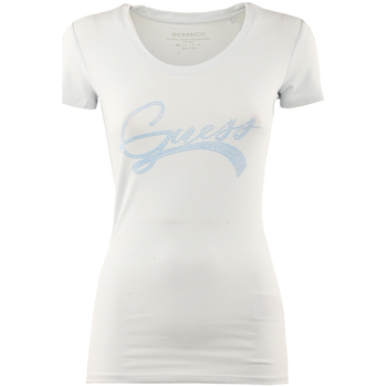 Abbigliamento Donna T-shirt maniche corte Guess w3ri14_j1314-a71u Bianco