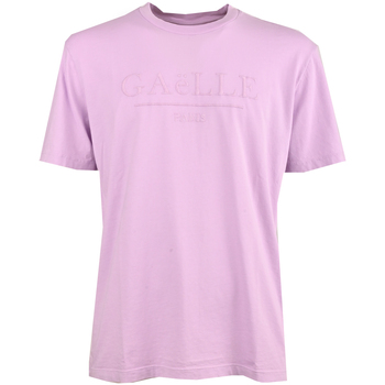 Abbigliamento Uomo T-shirt maniche corte GaËlle Paris gbu01237-glicine Viola