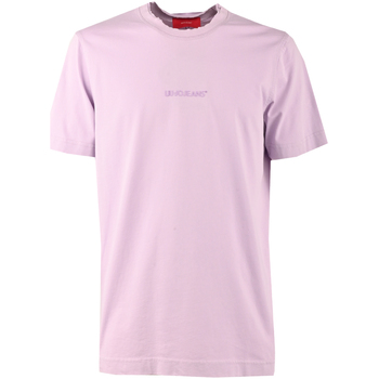 Abbigliamento Uomo T-shirt maniche corte Liu Jo m123p204washshirt-521 Viola