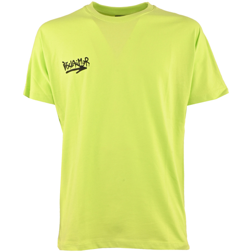 Abbigliamento Uomo T-shirt maniche corte Disclaimer 23eds53403-verde Giallo