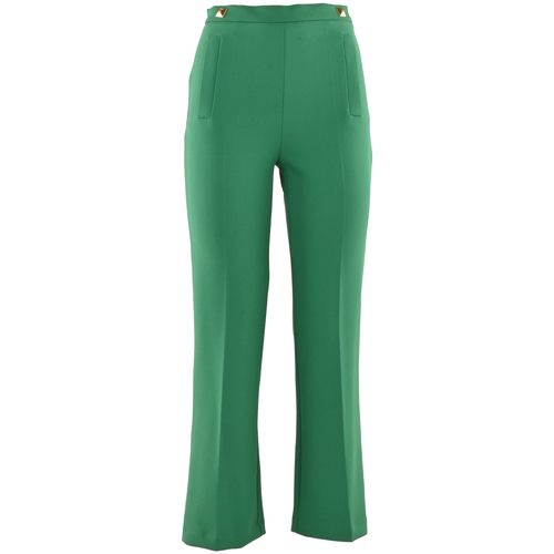 Abbigliamento Donna Pantaloni Elisabetta Franchi pa02426e2-p26 Verde