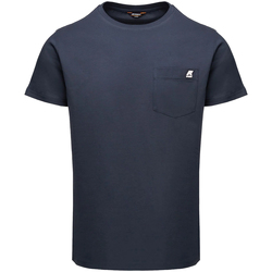 Abbigliamento Uomo T-shirt maniche corte K-Way k00ai30-k89 Blu