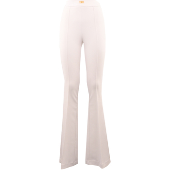 Abbigliamento Donna Pantaloni Elisabetta Franchi pa05431e2-360 Bianco