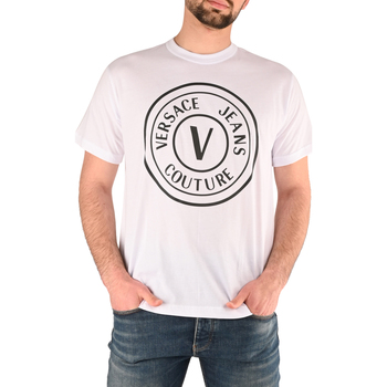 Abbigliamento Uomo T-shirt maniche corte Versace Jeans Couture 72gaht20_cj00o-003 Bianco