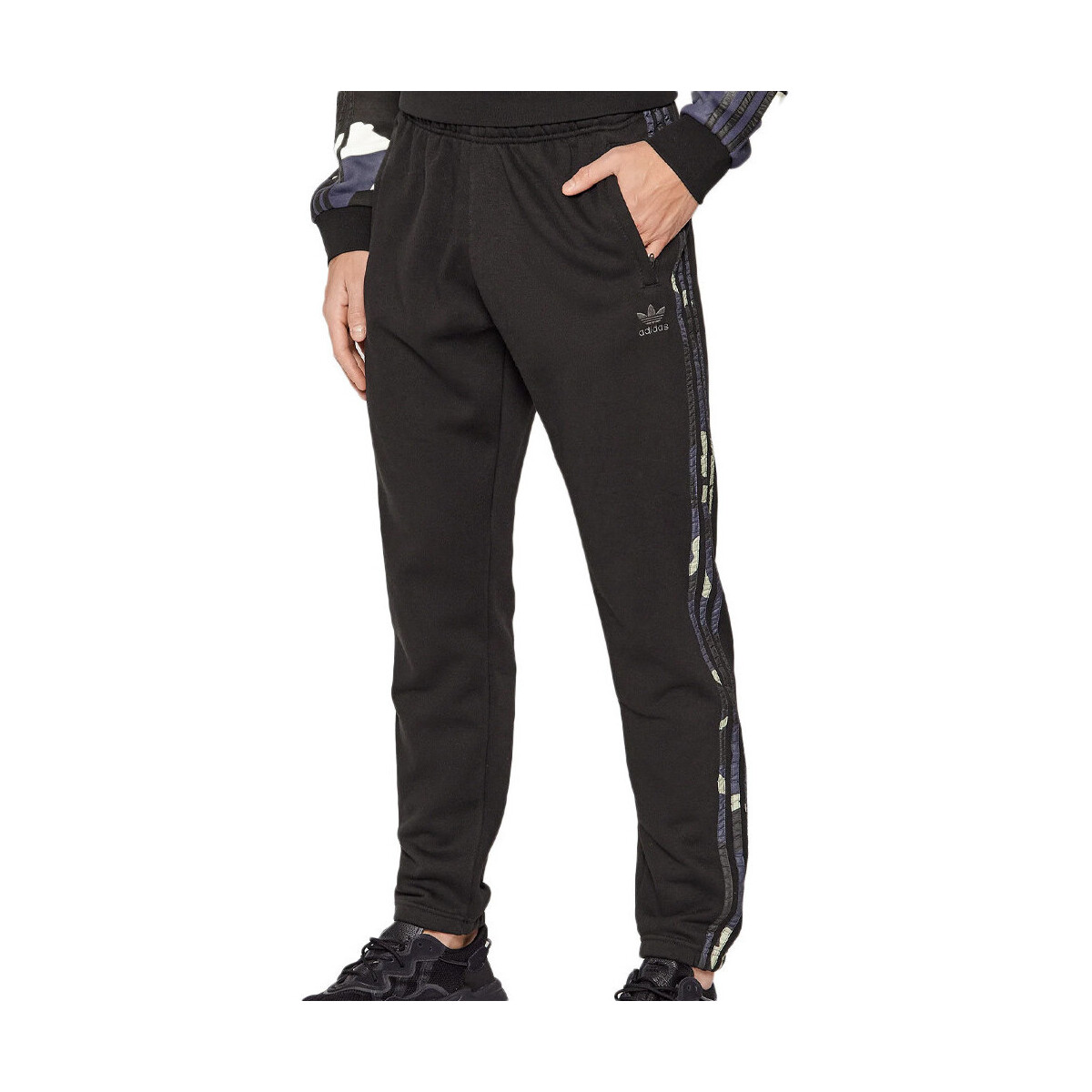 Abbigliamento Uomo Pantaloni da tuta adidas Originals HF4878 Nero
