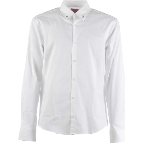 Abbigliamento Uomo Camicie maniche lunghe BOSS Ermo 10243670 03 Bianco