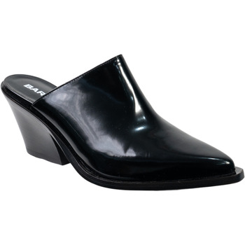 Scarpe Donna Sandali Barbara Bui scarpe mule a punta da donna con tacco in pelle Nero