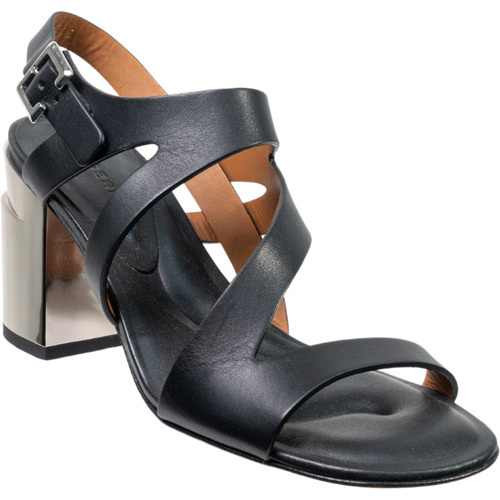 Scarpe Donna Sandali Clergerie sandali con tacco alto in metallo da donna in pell Nero