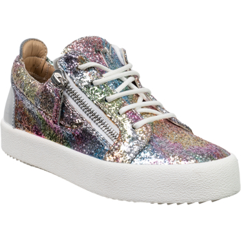 Scarpe Donna Sneakers basse Giuseppe Zanotti sneakers da donna con glitter con lacci e Multicolore