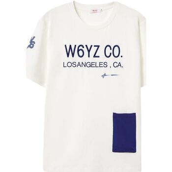 Abbigliamento Uomo T-shirt & Polo W6yz LOS ANGELES Bianco