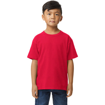 Abbigliamento Unisex bambino T-shirts a maniche lunghe Gildan  Rosso