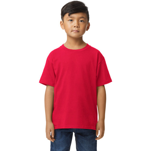 Abbigliamento Unisex bambino T-shirts a maniche lunghe Gildan Softstyle Rosso