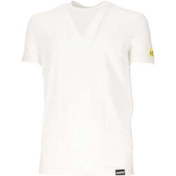 Abbigliamento Uomo T-shirt & Polo Dsquared T-Shirt e Polo Uomo  D9M20448 121 Bianco Bianco