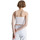Abbigliamento Donna Top / T-shirt senza maniche Calvin Klein Jeans Crop Top Bianco