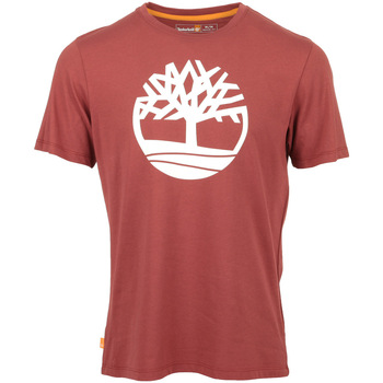 Abbigliamento Uomo T-shirt maniche corte Timberland Kennebec River Tree Tee Rosso