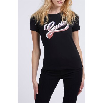 Abbigliamento Donna T-shirt maniche corte Guess W3GI34-I3Z14 Nero