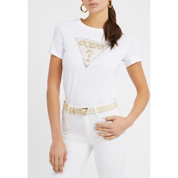 Abbigliamento Donna T-shirt maniche corte Guess W3GI61-K6YW1 Bianco