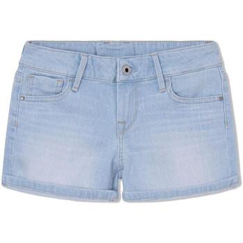 Abbigliamento Bambina Shorts / Bermuda Pepe jeans  Blu